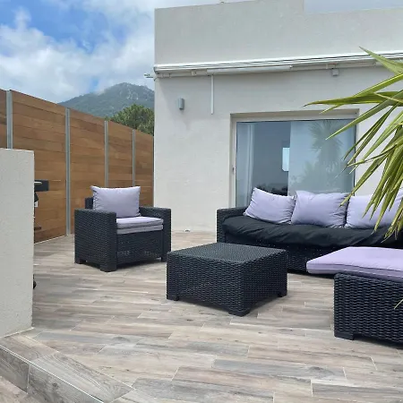 T2 Rez De Petite Piscine Privee Pascialella De Muratello Vue Mer Apartamento